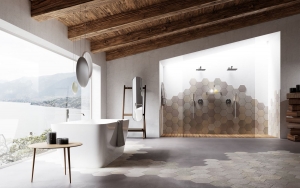ambiente esagoni bagno lusso