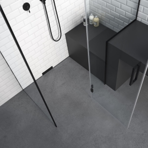 Composizione bagno di design minimale